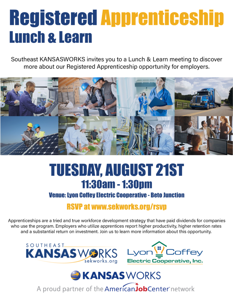 Registered Apprenticeship Southeast Kansasworks Inc