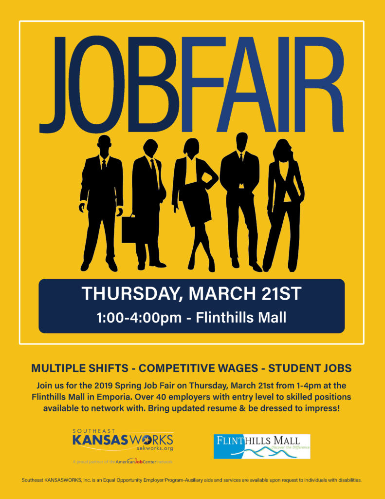 Emporia Job Fair Thursday, March 21st Southeast KANSASWORKS, Inc.