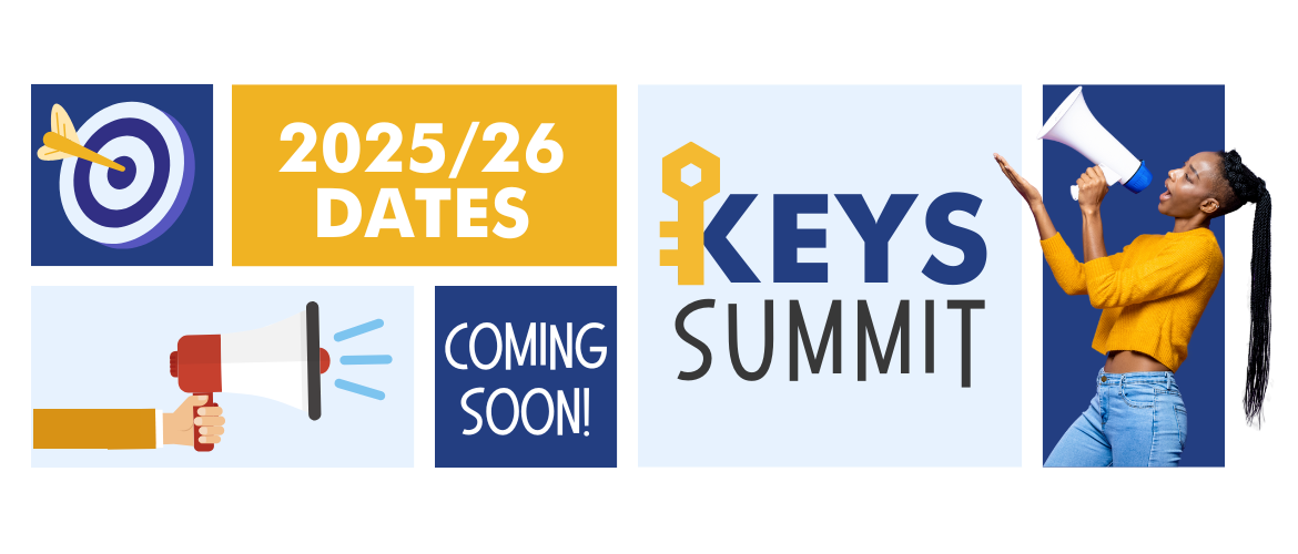 KEYS Summit banner announcing that the 2025/26 dates are coming soon!